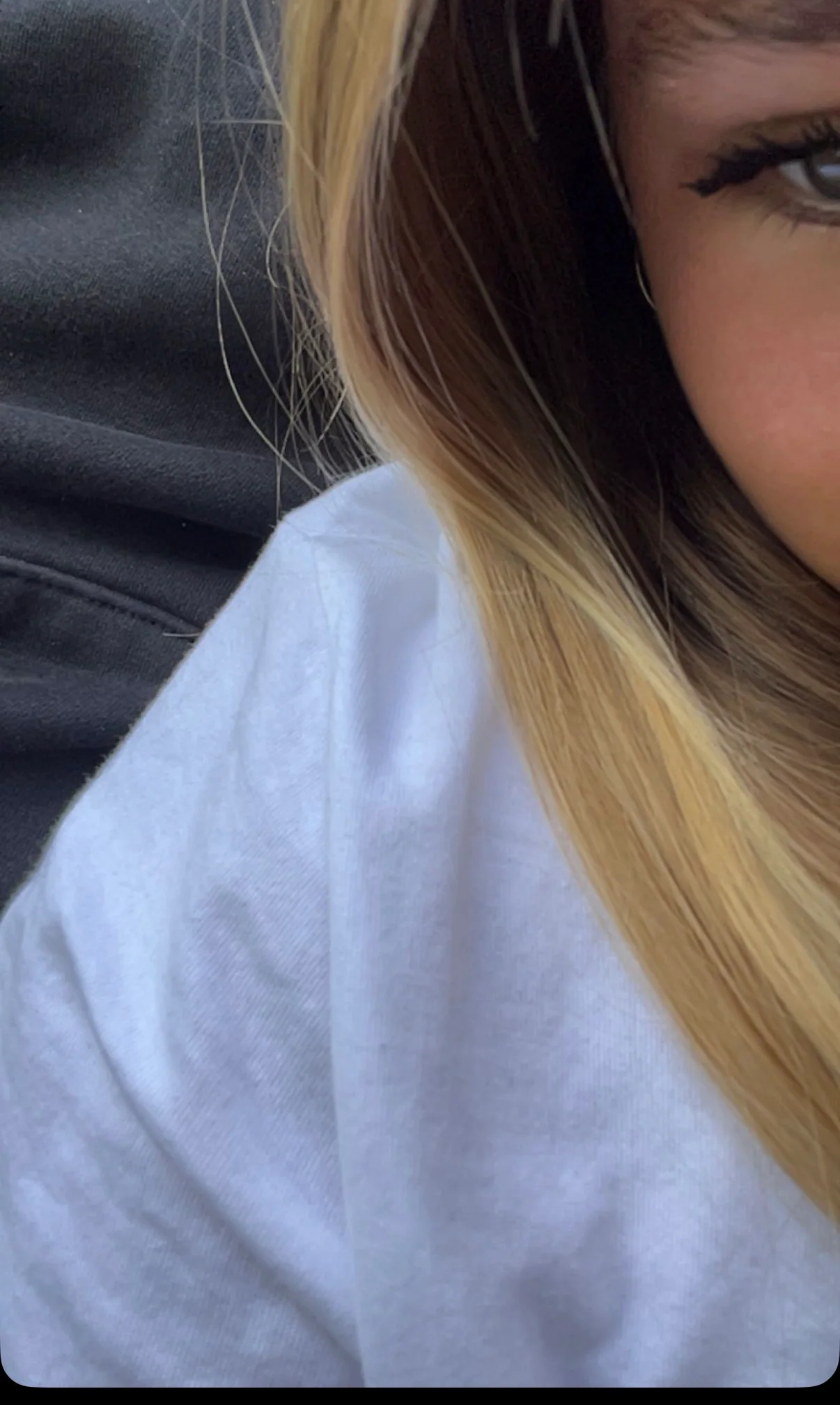 Nahaufnahme eines gemeinsamen Selfies